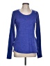 Reebok 100% Polyester Blue Long Sleeve T-Shirt Size L - photo 1