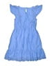Lands' End 100% Cotton Blue Dress Size 6 - 7 - photo 2