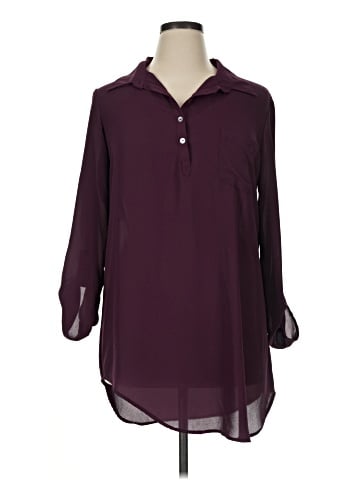 About A Girl 3/4 Sleeve Blouse (view 1)