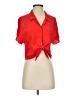 Wilfred Free 100% Rayon Red Short Sleeve Blouse Size XXS - photo 1