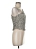 Express Silver Sleeveless Top Size M - photo 4