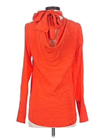 J.Crew Long Sleeve Silk Top (view 2)