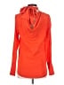 J.Crew 100% Silk Orange Long Sleeve Silk Top Size 4 (tall) - photo 2