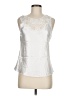 Cinema Etoile 100% Polyester Silver Sleeveless Blouse Size M - photo 1