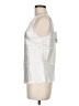 Cinema Etoile 100% Polyester Silver Sleeveless Blouse Size M - photo 5
