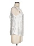 Cinema Etoile 100% Polyester Silver Sleeveless Blouse Size M - photo 4