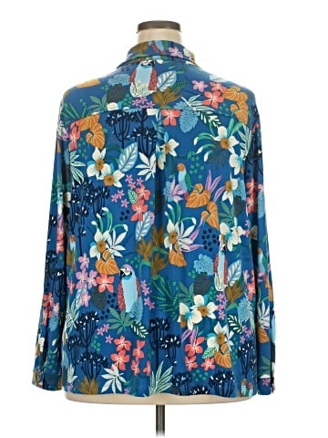 Susan Graver Long Sleeve Blouse (view 2)