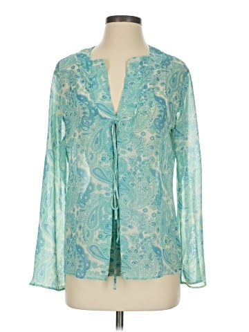 New York & Company Long Sleeve Blouse (view 1)