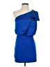 Armani Exchange Solid Blue Cocktail Dress Size 2 - photo 1