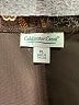 Coldwater Creek Paisley Brown Formal Skirt Size L (petite) - photo 4