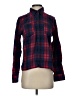 Hurley 100% Cotton Plaid Red Long Sleeve Button-Down Shirt Size XS - photo 1