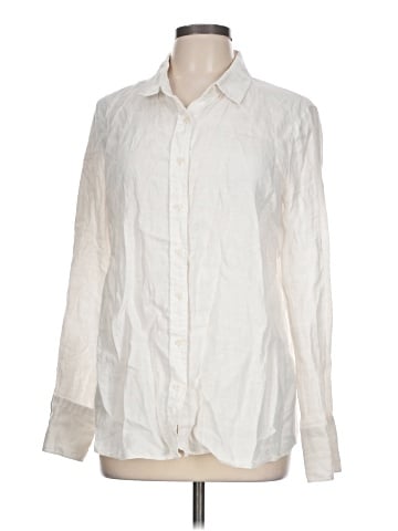 J.Crew Factory Store Long Sleeve Button-Down Shirt (view 1)
