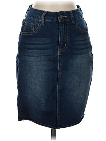 Angel Kiss Denim Skirt (view 1)