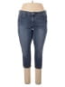 Seven7 Color Block Blue Jeans Size 14 - photo 1