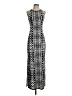 Mossimo Graphic Gray Casual Dress Size XS - photo 1