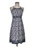 Max Studio Print Blue Cocktail Dress Size XS - photo 1