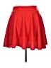 Urban Coco Solid Red Casual Skirt Size L - photo 2