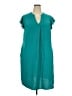 Cato 100% Polyester Teal Casual Dress Size 18 - photo 1