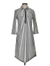 Mlle Gabrielle Stripes Gray Casual Dress Size S - photo 1