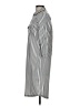 Mlle Gabrielle Stripes Gray Casual Dress Size S - photo 5