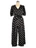 Traffic People Polka Dots Black Jumpsuit Size XL - photo 1