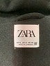 Zara 100% Polyester Black Coat Size S - photo 6
