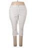 d.jeans Solid Gray Khakis Size 20 - photo 1