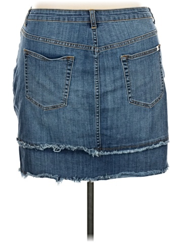 Melrose and Market Denim Skirt (view 2)