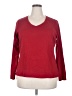 St. John's Bay 100% Cotton Red Long Sleeve Top Size XXL - photo 1