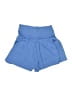 Pants Store 100% Polyester Solid Blue Shorts Size S - photo 2