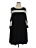 Nina Leonard Black Casual Dress Size XL - photo 1
