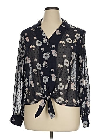 Pleione Long Sleeve Blouse (view 1)
