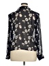 Pleione 100% Polyester Black Blue Long Sleeve Blouse Size XL - photo 2