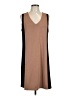 Alfani Color Block Tan Casual Dress Size 12 - photo 1