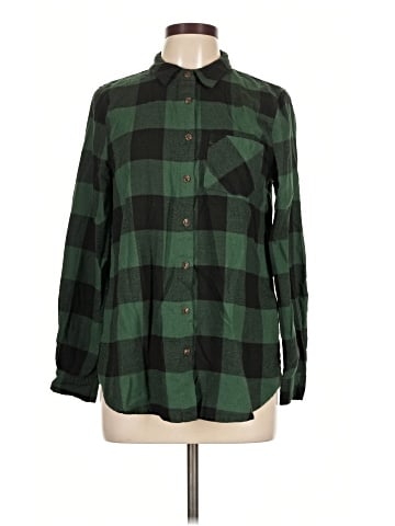 Hippie Rose Long Sleeve Button-Down Shirt (view 1)