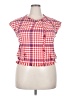 Milano Red Short Sleeve Blouse Size 18 - photo 1