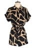 Gilli 100% Polyester Animal Print Brown Romper Size S - photo 1