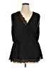 Pleione 100% Polyester Black 3/4 Sleeve Blouse Size 1X - photo 1