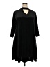 Boutique + Solid Black Casual Dress Size 3X Plus - photo 1