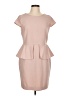 Worthington Solid Pink Cocktail Dress Size 12 - photo 1
