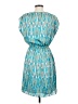 MICHAEL Michael Kors Print Teal Cocktail Dress Size S - photo 2