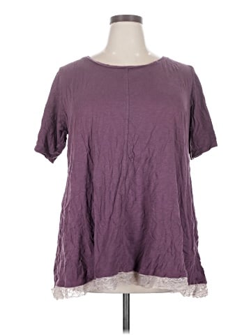 LOGO by Lori Goldstein Short Sleeve T-Shirt (view 1)