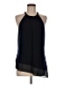 T Tahari Blue Sleeveless Blouse Size M - photo 1