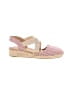 Abella Stripes Pink Wedges Size 7 1/2 - photo 1