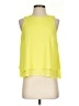 GB 100% Polyester Yellow Sleeveless Blouse Size S - photo 1