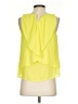 GB 100% Polyester Yellow Sleeveless Blouse Size S - photo 2