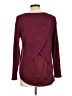White House Black Market Burgundy Pullover Sweater Size L - photo 2