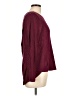 White House Black Market Burgundy Pullover Sweater Size L - photo 4