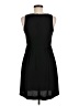 Ann Taylor LOFT 100% Polyester Solid Black Cocktail Dress Size 2 - photo 2