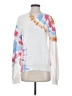Fate 100% Cotton Tie-dye White Pullover Sweater Size S - photo 1